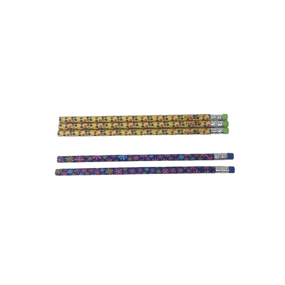 5 Vintage RETRO 90s PENTECH Girlie Girl No 2 PENCILS - Picture 1 of 4